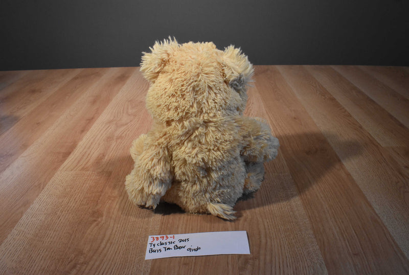 Ty Classic Boris Tan Teddy Bear 2015 Beanbag Plush