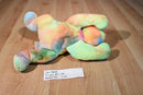 Ty Pillow Pals Sherbet Vivid Rainbow Bear 1998 Plush