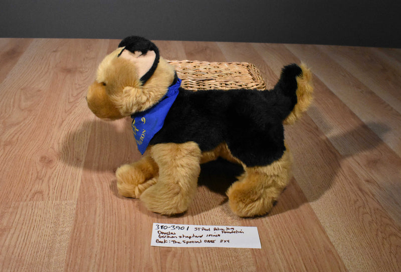 Douglas Rhea German Shepherd Dog K-9 Foundation Plush and Book