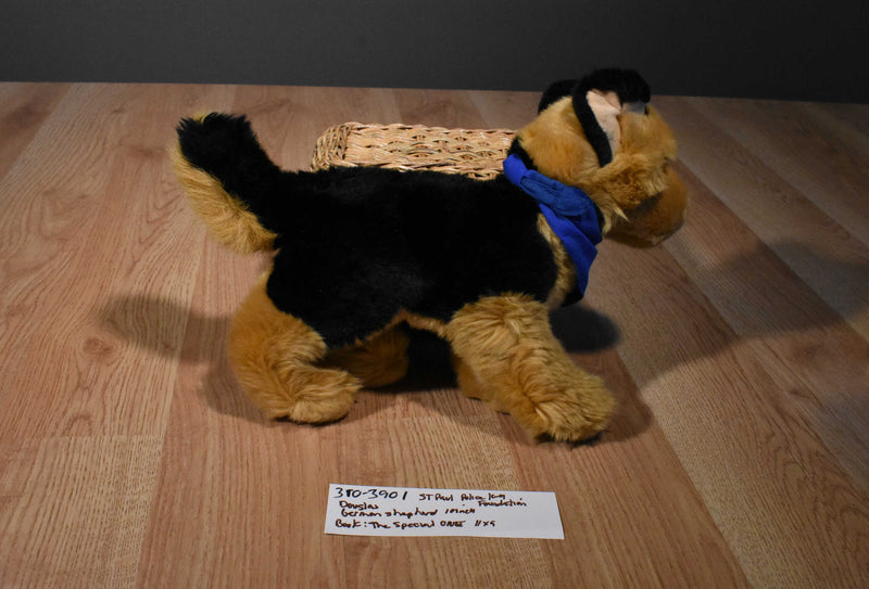 Douglas Rhea German Shepherd Dog K-9 Foundation Plush and Book