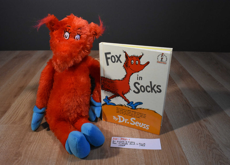 Kohl's Cares Fox in Socks Plush and Hardcover Book