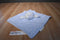 Blankets and Beyond Blue and White Boy Bear Security Blanket
