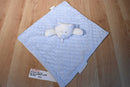 Blankets and Beyond Blue and White Boy Bear Security Blanket