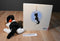Russ Sam Black and White Cat Beanbag Plush and "Rumble Tum" Hardcover Book