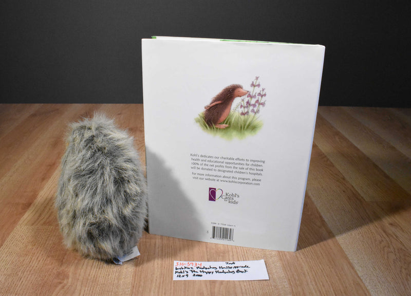 Ganz Webkinz Hedgehog Beanbag Plush and "The Happy Hedgehog" Hardcover Book