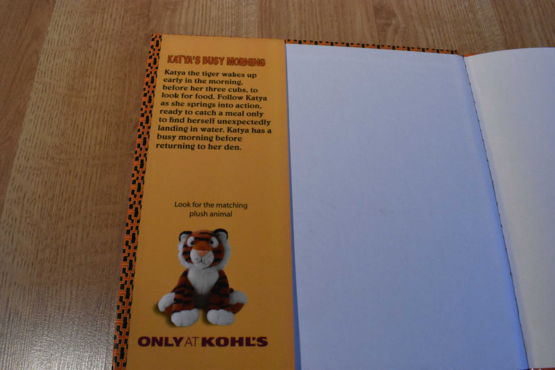 Kohl's Animal Planet Tiger Katya and "Katya's Busy" Morning Book
