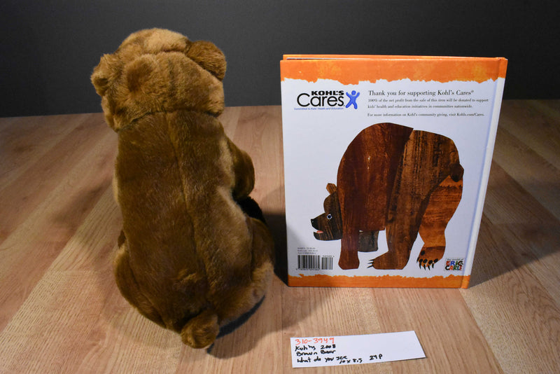 Kohl's Eric Carle Brown Bear 2008 Plush and Hardcover Book