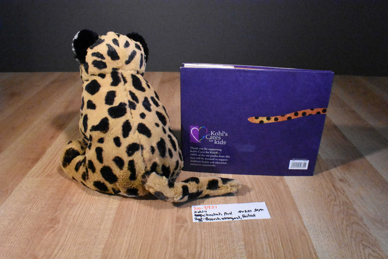 Kohl's Cheetah Plush and "Biggest, Strongest, Fastest" Hardcover Book