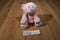 Ty Pluffies Amore Pink Bear 2012 Beanbag Plush