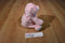Ty Pluffies Amore Pink Bear 2012 Beanbag Plush