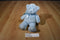 Baby Gund Blue Teddy Bear With Pink Bow Plush