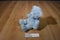 Baby Gund Blue Teddy Bear With Pink Bow Plush