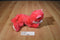 Pink and White Cat Plush From Jamaica with Blue Eyes