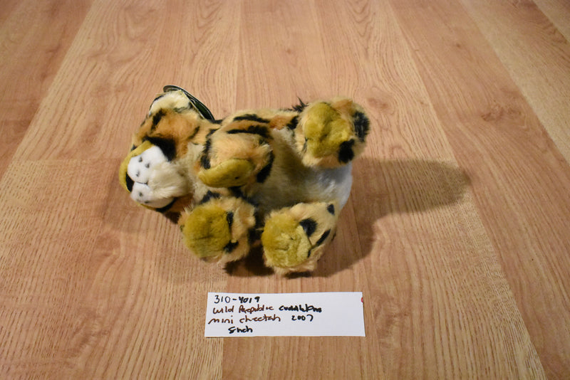 Wild Republic Cuddlekins Mini Cheetah 2007 Beanbag Plush