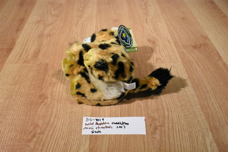 Wild Republic Cuddlekins Mini Cheetah 2007 Beanbag Plush