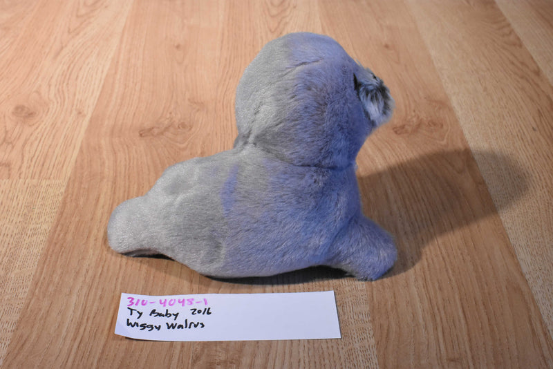 Ty Beanie Babies Wiggy the Gray Walrus 2016 Beanbag Plush