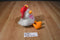 Peek-a-Boo White Duck Plush with a Pink Hat