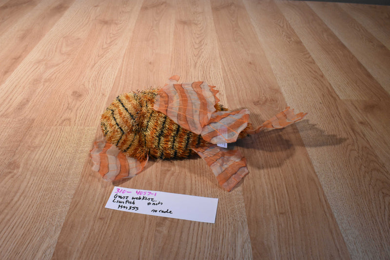 Ganz webkinz Lionfish Beanbag Plush Hm355 No Code
