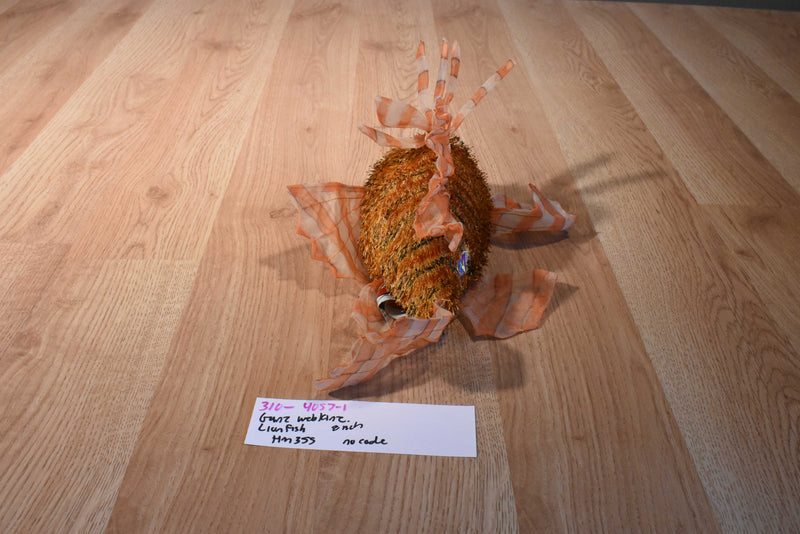 Ganz webkinz Lionfish Beanbag Plush Hm355 No Code