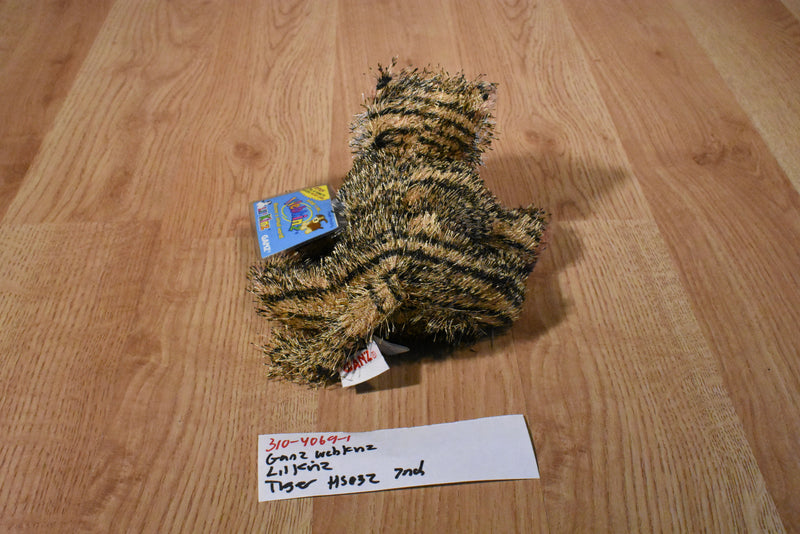 Ganz Webkinz Lil Kinz Tiger HS032 Beanbag Plush With Sealed Code