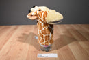 Aurora Brown and Beige Giraffe Hand Puppet Plush