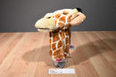 Aurora Brown and Beige Giraffe Hand Puppet Plush