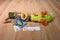 Walt Disney World A Bug's Life Heimlich and P.T. Flea Beanbag Plush