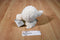 Walmart White and Pink Lamb Plush Wearing a Flower Bow