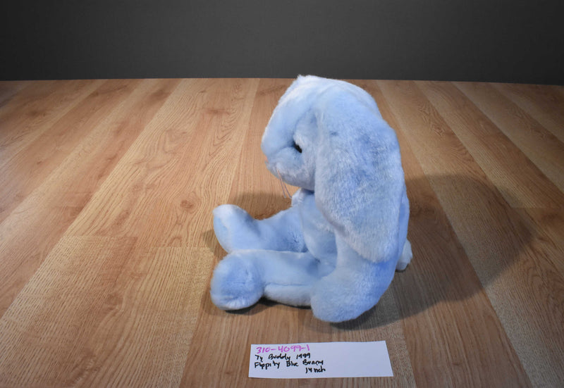 Ty Beanie Buddies Flippity Blue Bunny Rabbit 1999 Plush