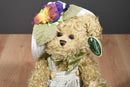 The Bearington Collection Beige Bear Judy Gardening Beanbag Plush