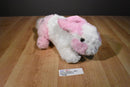 Animal Adventure White and Pink Bunny Rabbit 2012 Plush