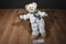 Trade Secret Blizzard Beige Bear in White Snowsuit Beanbag Plush