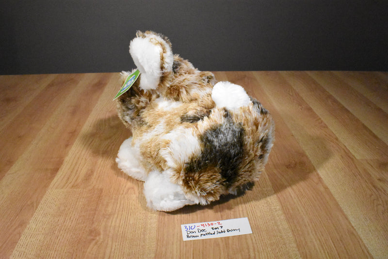 Dan Dee Brown and White Mottled Bunny Rabbit Plush
