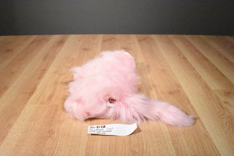 Ty Classic Jeweled Pink Cat 2007 Beanbag Plush