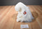 Ty Classic Cashmere White Fluffy Bunny Rabbit 2000 Beanbag Plush
