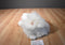 Ty Classic Cashmere White Fluffy Bunny Rabbit 2000 Beanbag Plush