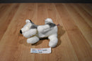 Trudi Bussi (Kiss) Gray and White Husky Plush with Blue Eyes