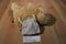 Toby NYC Beige Cocker Spaniel Dog Bag Plush with Pink Bows