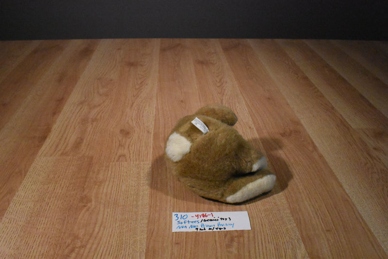 Softees Non Non Sleeping Brown Bunny Rabbit Plush