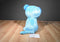 Ty Beanie Boos Two Leona Blue Leopard 2014 Beanbag Plush