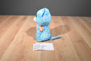 Ty Beanie Boos Two Leona Blue Leopard 2014 Beanbag Plush