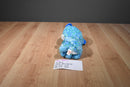 Ty Beanie Boos Two Leona Blue Leopard 2014 Beanbag Plush