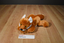 Orange and White Fox Plush
