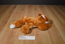 Orange and White Fox Plush