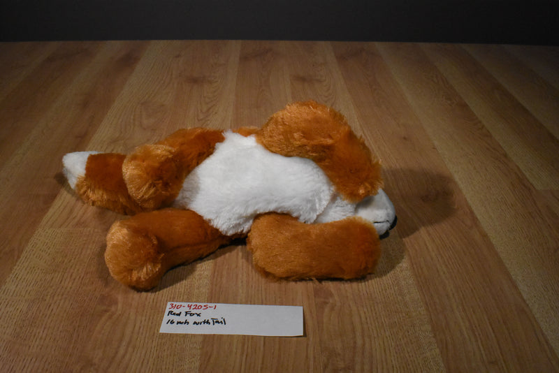 Orange and White Fox Plush