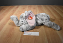 Ty Classic Teensy Grey Elephant 2002 Beanbag Plush