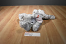 Ty Classic Teensy Grey Elephant 2002 Beanbag Plush