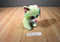 Toy Factory Scent Sations Bubblegum Series 2 Green Cat Beanbag Plush