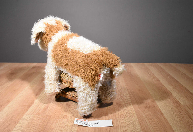Ty Classic Toffee the Tan and Brown Dog 1992 Beanbag Plush