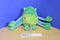 Disney Doc Mcstuffins Glo Bo Green Alien Plush